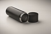 Double wall vacuum insulating bottle