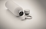 Double wall vacuum insulating bottle