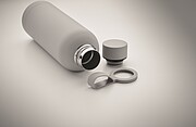 Double wall vacuum insulating bottle