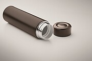 Double wall vacuum insulating bottle