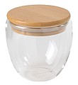 Double-walled glass BAMBOO ART, capacity approx. 250 ml