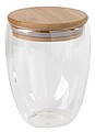 Double-walled glass BAMBOO ART, capacity approx. 350 ml