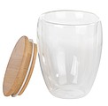 Double-walled glass BAMBOO ART, capacity approx. 350 ml