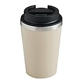 Double-walled travel mug, beige
