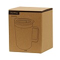 Double-walled travel mug, white