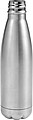 Double walled water bottle (550 ml) with screw cap., silver