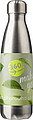 Double walled water bottle (550 ml) with screw cap., silver