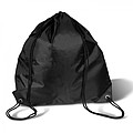 Drawstring backpack, black