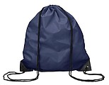 Drawstring backpack, blue