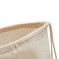 Drawstring bag, beige