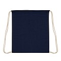 Drawstring bag, dark blue