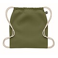 Drawstring bag Fairtrade 180gr, dark green