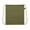 Drawstring bag Fairtrade 180gr, dark green