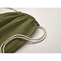 Drawstring bag Fairtrade 180gr, dark green