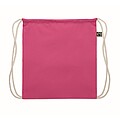 Drawstring bag Fairtrade 180gr, fuchsia