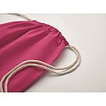 Drawstring bag Fairtrade 180gr, fuchsia