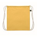 Drawstring bag Fairtrade 180gr, yellow