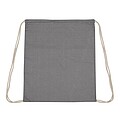 Drawstring bag, grey