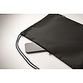 Drawstring bag in 420D RPET, black