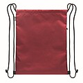 Drawstring bag in 420D RPET, burgundy