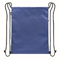 Drawstring bag in 420D RPET, royal blue