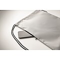 Drawstring bag in 420D RPET, white