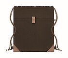 Drawstring bag made from recycled cotton with natural cords