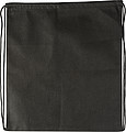 Drawstring bag, non woven Black