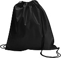 Drawstring bag, non woven Black