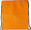 Drawstring bag, non woven Orange