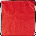 Drawstring bag, non woven Red