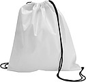 Drawstring bag, non woven White