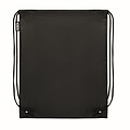 Drawstring bag RPET non-woven, black