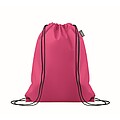 Drawstring bag RPET non-woven, fuchsia