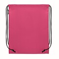 Drawstring bag RPET non-woven, fuchsia
