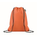 Drawstring bag RPET non-woven, orange