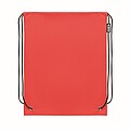 Drawstring bag RPET non-woven, red