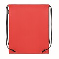 Drawstring bag RPET non-woven, red