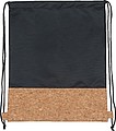 Drawstring bag with cork bottom