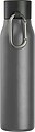 Drinking bottle with carabiner, 600ml, anthracite