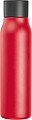 Drinking bottle with carabiner, 600ml, red