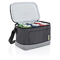 Duo colour RPET cooler bag,grey, grey