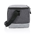 Duo colour RPET cooler bag,grey, grey