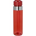 Dylan 650 ml Tritan water bottle with flip spout lid, red