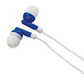 Earphones in PS case, blue