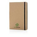 Eco-friendly A5 kraft notebook, black