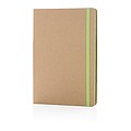 Eco-friendly A5 kraft notebook, green