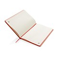 Eco-friendly A5 kraft notebook, red