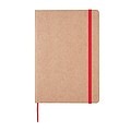 Eco-friendly A5 kraft notebook, red