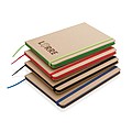 Eco-friendly A5 kraft notebook, red